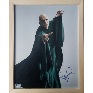 Autograph by Ralph Fiennes | Voldemort | Framed